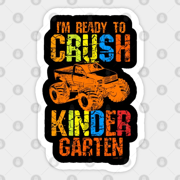 I'm Ready To Crush Kindergarten Sticker by Yyoussef101